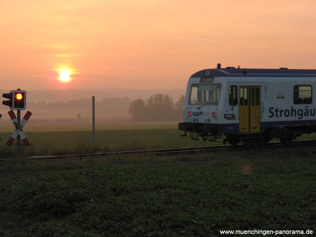 Strohgäu-Bahn Umgebung Münchingen Bild01