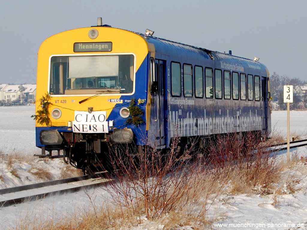 Strohgäu-Bahn Umgebung Münchingen Bild15